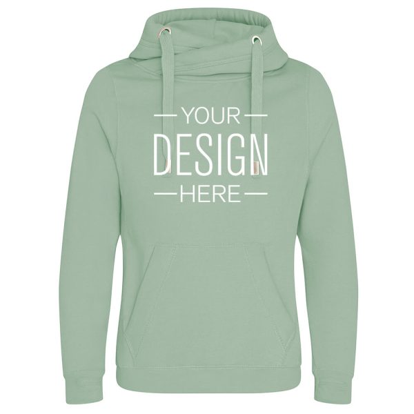 AWDis Cross Neck Hoodie