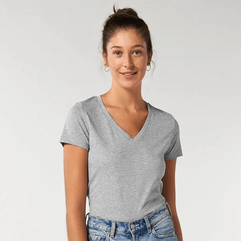 Custom V-Neck T-Shirts | Rush Delivery Or Free Fast Shipping Available